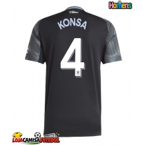 Camisa de Futebol Aston Villa Ezri Konsa #4 Equipamento Secundário 2025-26 Manga Curta